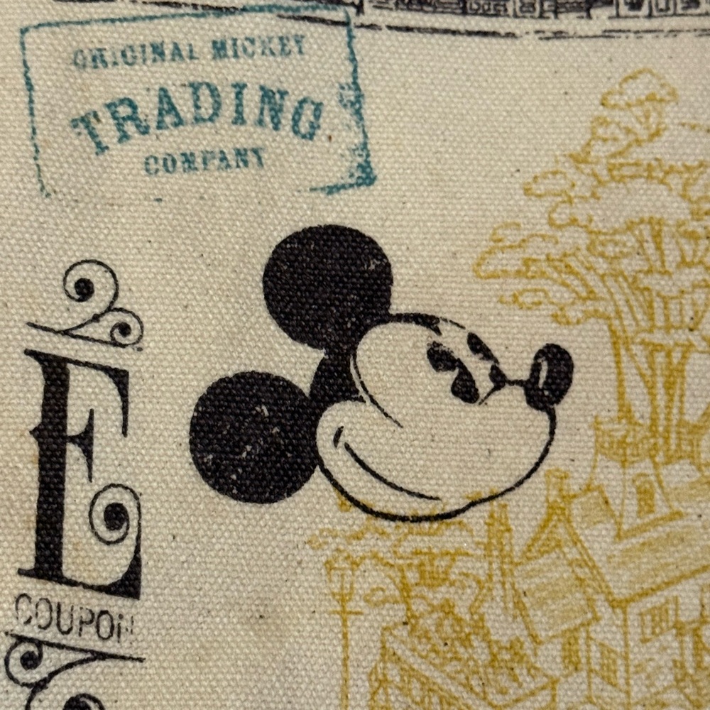 Disney Cream and Brown Mickey Print Crossbody Bag - Picture 10 of 16